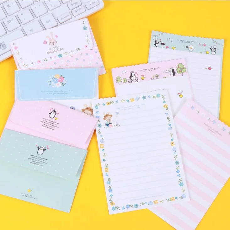 Students Creative Stationery Mini Envelope Stationery Sets Lovely