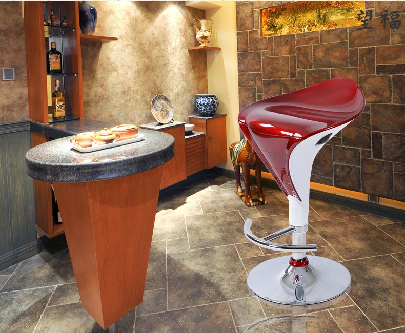 Hair Salon Chair Blue Red Color Shop Office Computer Stool Free