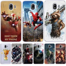 Роскошный чехол Marvel с Мстителями для samsung Galaxy J3, J4, J5, J6, J7, J8 Plus,,,, J2 Prime, силиконовый чехол, Etui Deadpool