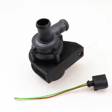ZUCZUG Auxiliary Cooling Water Pump + Connect Plug Cable For VW CC EOS Tiguan Passat Golf Q3 TT Seat Leon 1K0965561J 1J0 973 702