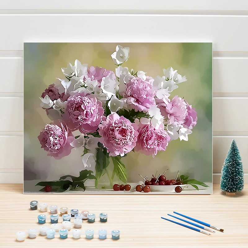

DIY Flower Painting By Numbers 40x50cm,Paint By Numbers Acrylic ,Coloring Picture By Numbers Art,Drawing By Numbers For Adults