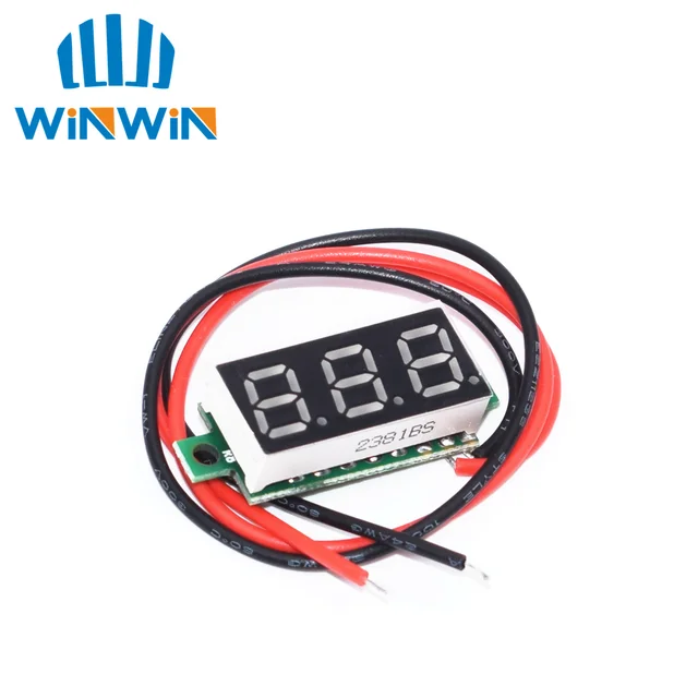 Special Offers 0.28 Inch 2.5V-40V Mini Digital Voltmeter Voltage Tester Meter Red/Blue/yellow/green LED Screen Electronic Parts Accessories Special Offers 0.28 Inch 2.5V-40V Mini Digital Voltmeter Voltage Tester Meter Red/Blue/yellow/green LED Screen Electronic Parts Accessories