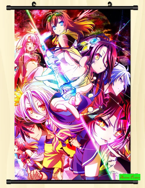 Best Price Anime Poster NO GAME NO LIFE Wall Scroll Printed Painting Home Decor Japanese Cartoon Decoration Poster 60*90cm Best Price Anime Poster NO GAME NO LIFE Wall Scroll Printed Painting Home Decor Japanese Cartoon Decoration Poster 60*90cm
