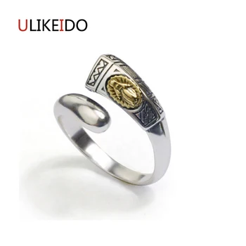 

100% Pure 925 Sterling Silver Jewelry Jesus Rings Wide Version Men Signet Ring For Women Special Christmas Gift 1123