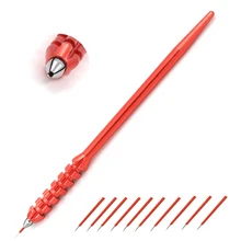 Полуручной тату ручка Перманентный макияж машина ручка для микроблейдинга для татуаж бровей tebori ручка с 10 шт. иглы Лезвия