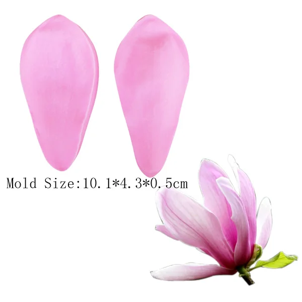Magnolia Flower Silicone Mold Fondant Mould Cake Decorating Tools Chocolate Gumpaste Mold, Sugarcraft, Kitchen Tools CS325