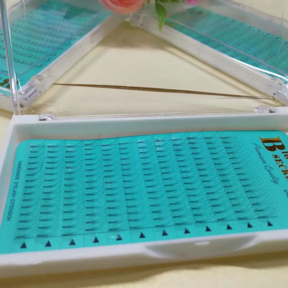 Online Batang Pendek Digunakan Ditiup 0.05 C D Curl 3D W Lash Bulu Mata Palsu Individu Ekstensi Bulu Mata Palsu Penggemar Volume Bulu Mata gratis Pengiriman