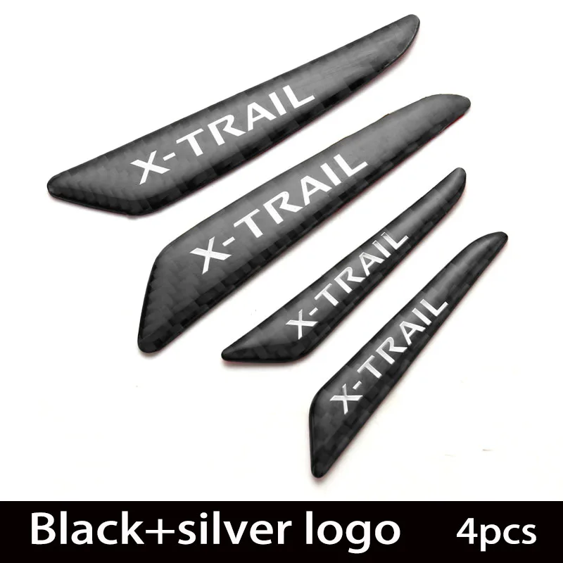 Для Nissan X trail T32 X-trail Автомобильная дверь анти-столкновения полосы украшения автомобиля части - Цвет: Black 4pcs