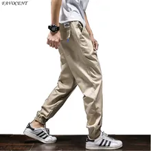 Брюки карго средней плотности, повседневные шерстяные хлопковые длинные свободные штаны средней длины, специальное предложение, весенние брюки в стиле милитари