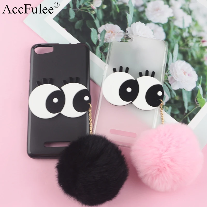 

3D Cartoon Big Eyes Case For Wiko Sunny 2 Plus 3 mini Lenny 3 Max 4 Plus 5 Tommy 3 U Pulse Jerry3 Cute Hair Ball TPU Cover