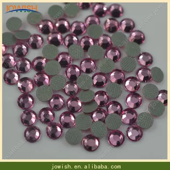 

50gross / bag ss30 Korean Lt Rose lead free Crystal Hotfix Rhinestone Flatback Crystals Glass Nail Strass Hot Fix For clothes