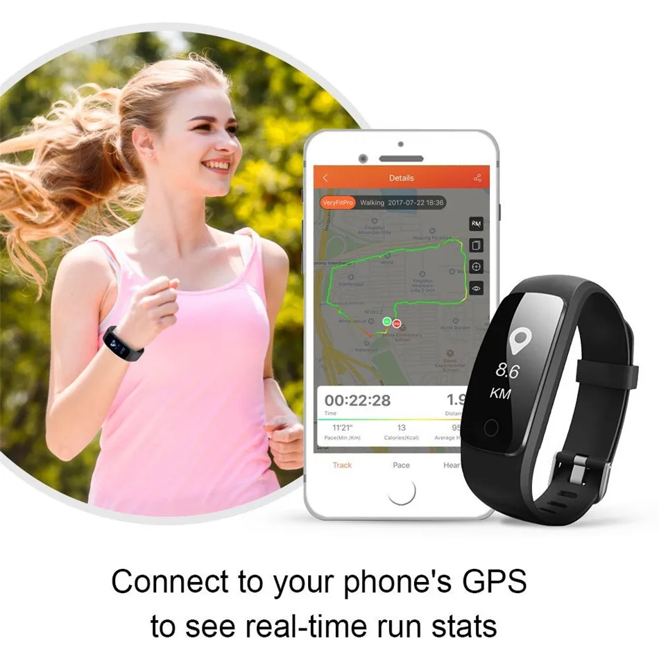 Спортивные Смарт часы Teamyo ID107 Plus с пульсометром и Пульсометром|smart bracelet|fitness