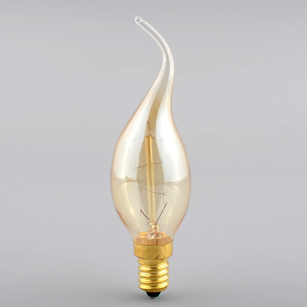 

E14 Edison Antique Vintage Pull Tail Candle Light 40W/220V Lamp Decoration
