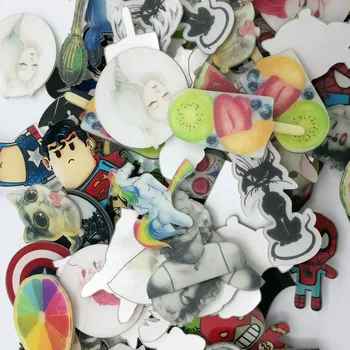 

Gernro Random 1 Set 200 PCS Acrylic Badges Free Shipping Badges on Backpack Anime Icons Badge on A Pin Icon for Clothes