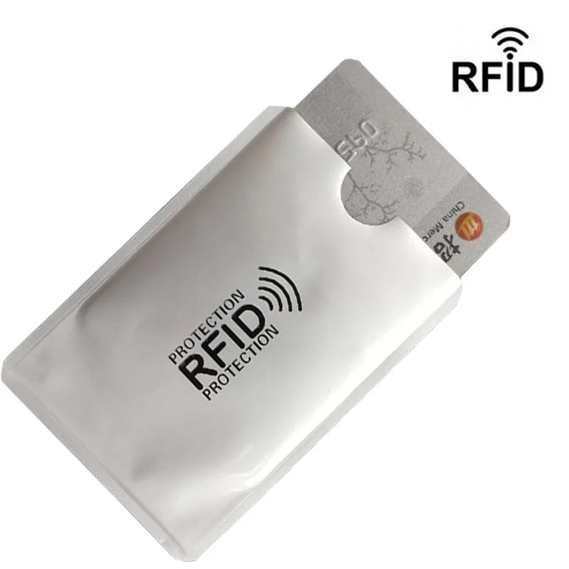 

Uniego 3pcs Anti Rfid Wallet Blocking Reader Lock Bank Card Holder Id Bank Card Protection Metal Credit Card Holder Aluminium