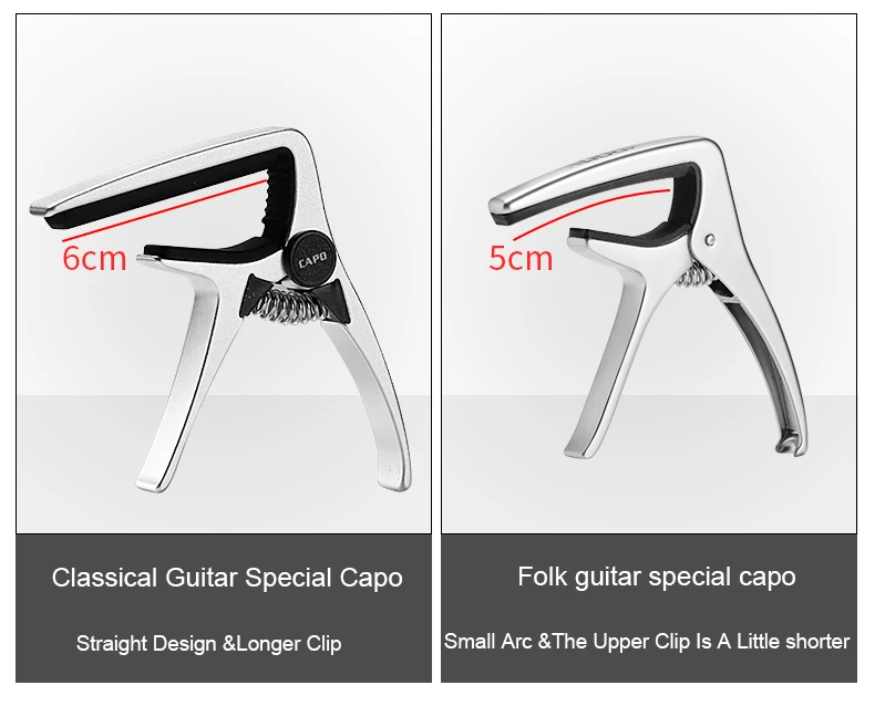 Цинковый сплав металлический каподастр для гитары Классическая гитара Professional специальный Капо для 6 струн зажим каподастер аксессуары для