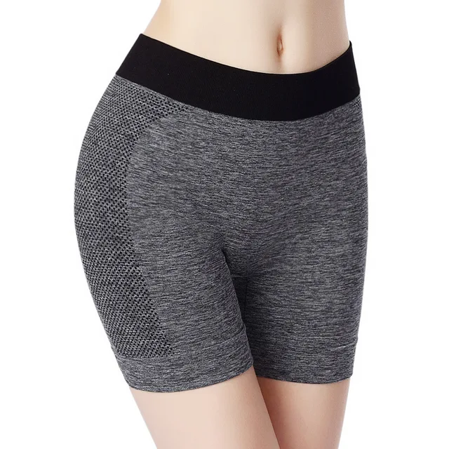 Women Sport Yoga Safety Short Tights Hot Elastic Running And Gym