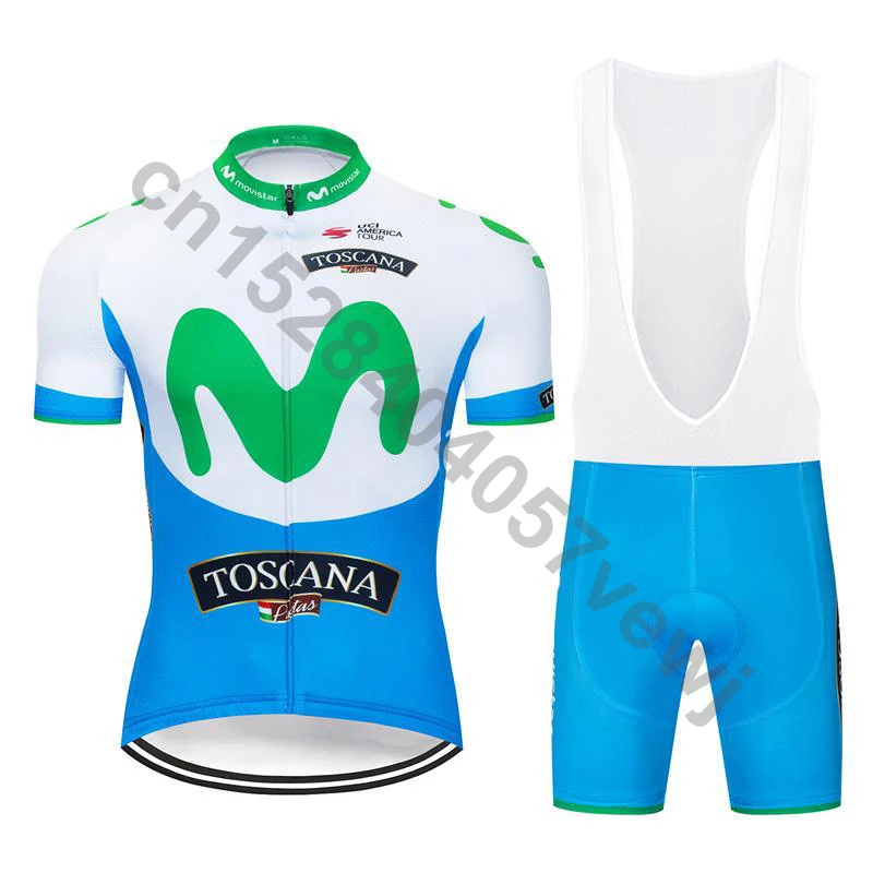 

Movistar 2019 New Summer Cycling Jersey Bike Road Mountain Tops Quick Dry Cycling Clothing Maillot Ropa Ciclismo Hombre D4
