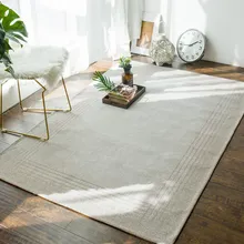 Тканый Ковер высокой плотности, простой, скандинавский, для гостиной, спальни, полный ковер, домашний, прямоугольный, машинная стирка