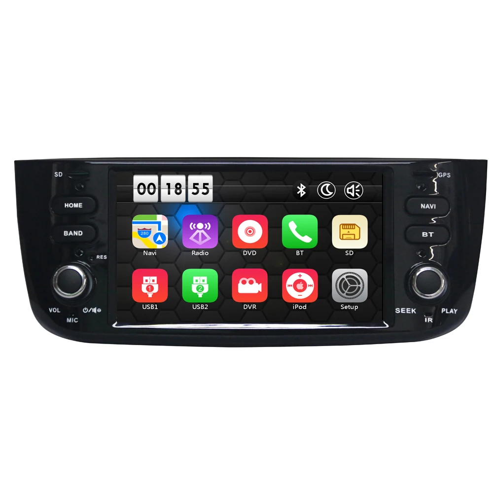 6.2 inch GPS Navigation Stereo Car Multimedia For Fiat Abarth Punto EVO Linea 2012 2013 2014 2015 Radio Bluetooth RDS Canbus