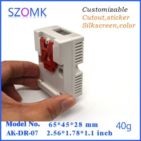 Настенный Пластиковый корпус для электроники (10 шт.) 65*45*28 мм|electronic dimmer|enclosure electronic