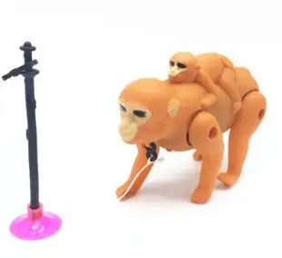 

Electric monkey with a pile of 360-degree rotating animal