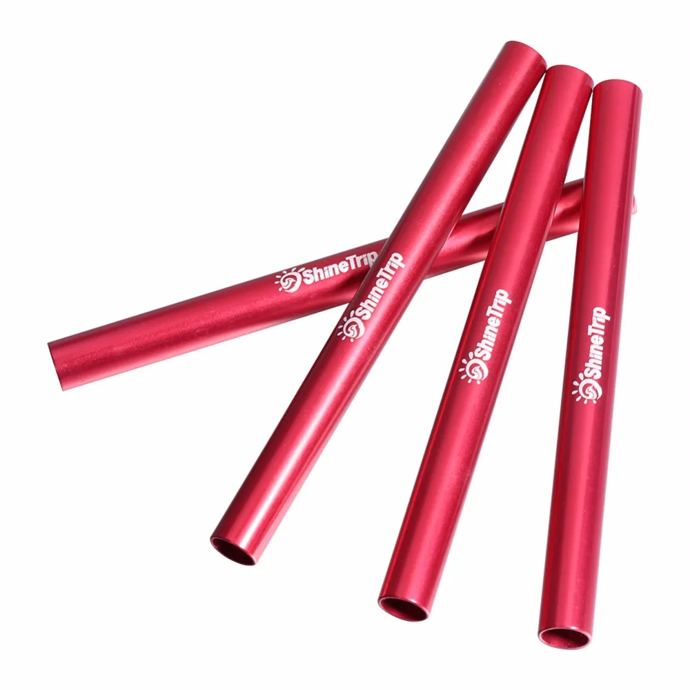 

4Pcs Aluminium Alloy Tent Pole Repair Tube For 7.9-8.5mm Pole Tent Repair Tube Rod Mending Pipe Tent Accessories