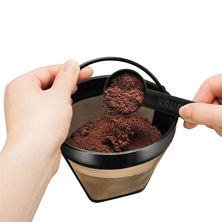 Cone Shape Permanent Coffee Filter Washable Reusable Coffee Filter Mesh With Handle Cafe Coffee Maker Machine Dropship 8M30 New Cone Shape Permanent Coffee Filter Washable Reusable Coffee Filter Mesh With Handle Cafe Coffee Maker Machine Dropship 8M30 New