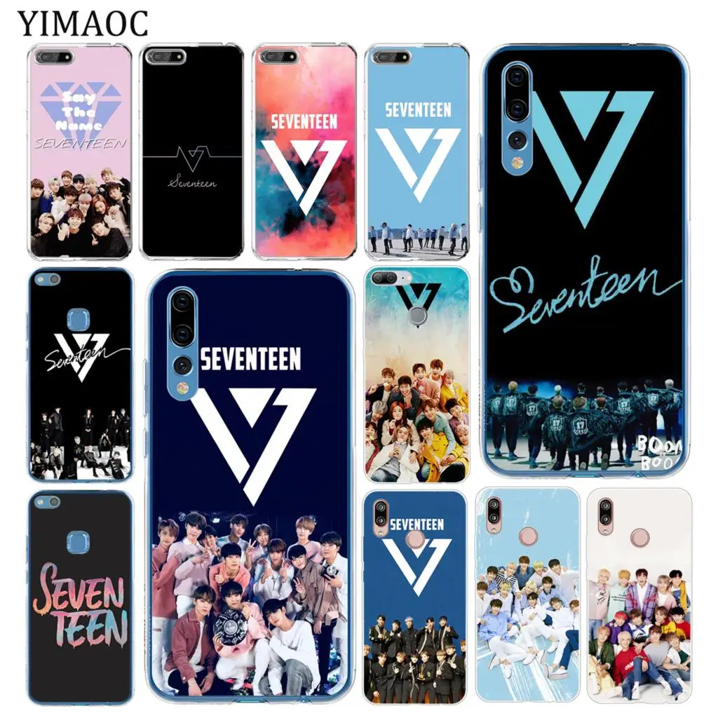 Мягкий силиконовый чехол YIMAOC Seventeen 17 Kpop для Huawei P30 P20 Pro P10 P9 P8 Lite 2016 2017 P smart Z 2019 |