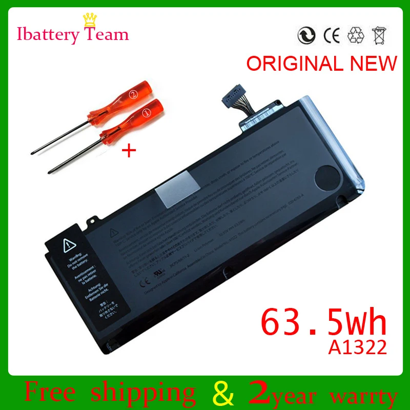 New A1322 Battery For Apple Macbook Pro 13 Inch A1278 Mc700 Mc374 Mb990 Mid 09 11 Version 63 5wh 10 95v 0 Cycle A1322 Battery Battery A1322battery For Macbook Aliexpress