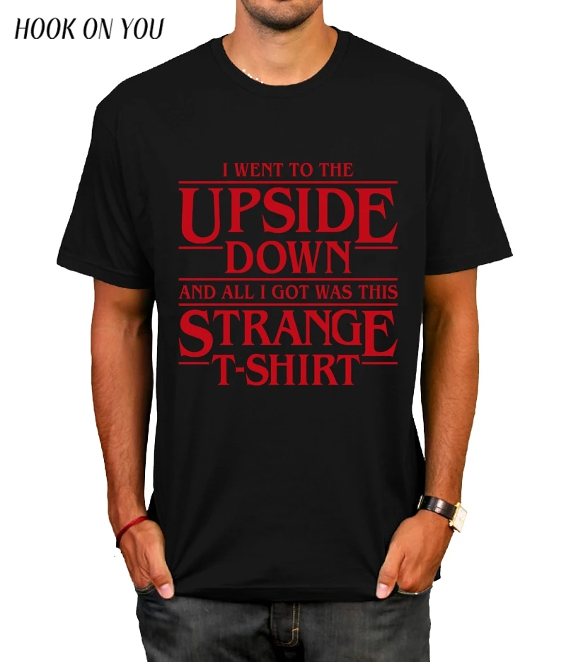 Camiseta de Stranger Things I Went To The Upside Down and all I got was this Strange camiseta anime camisetas camiseta