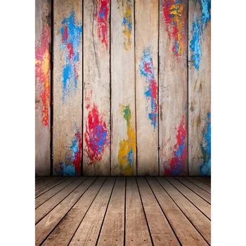 

5X8ft thin vinyl photography background Computer Printed wood Photography backdrops for Photo studio F-092