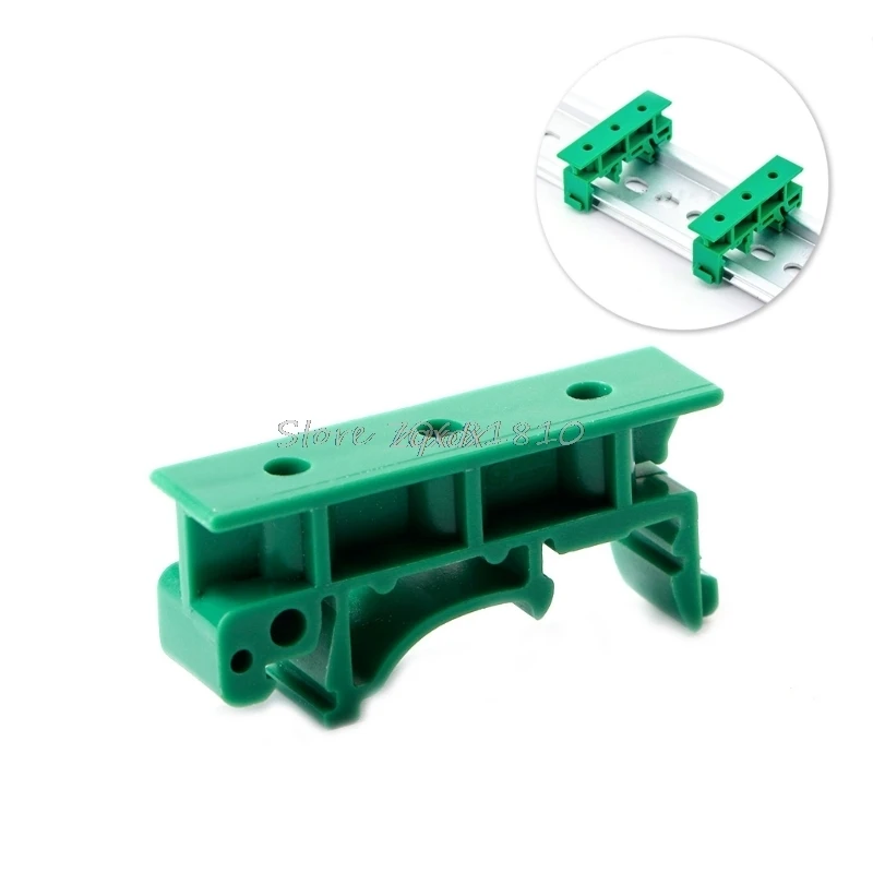 

SIV Hot Sale 1 Set of Simple PCB Circuit Board Mounting Bracket For Mounting DIN Rail Mounting 2x Adapter+4x Screws Z9