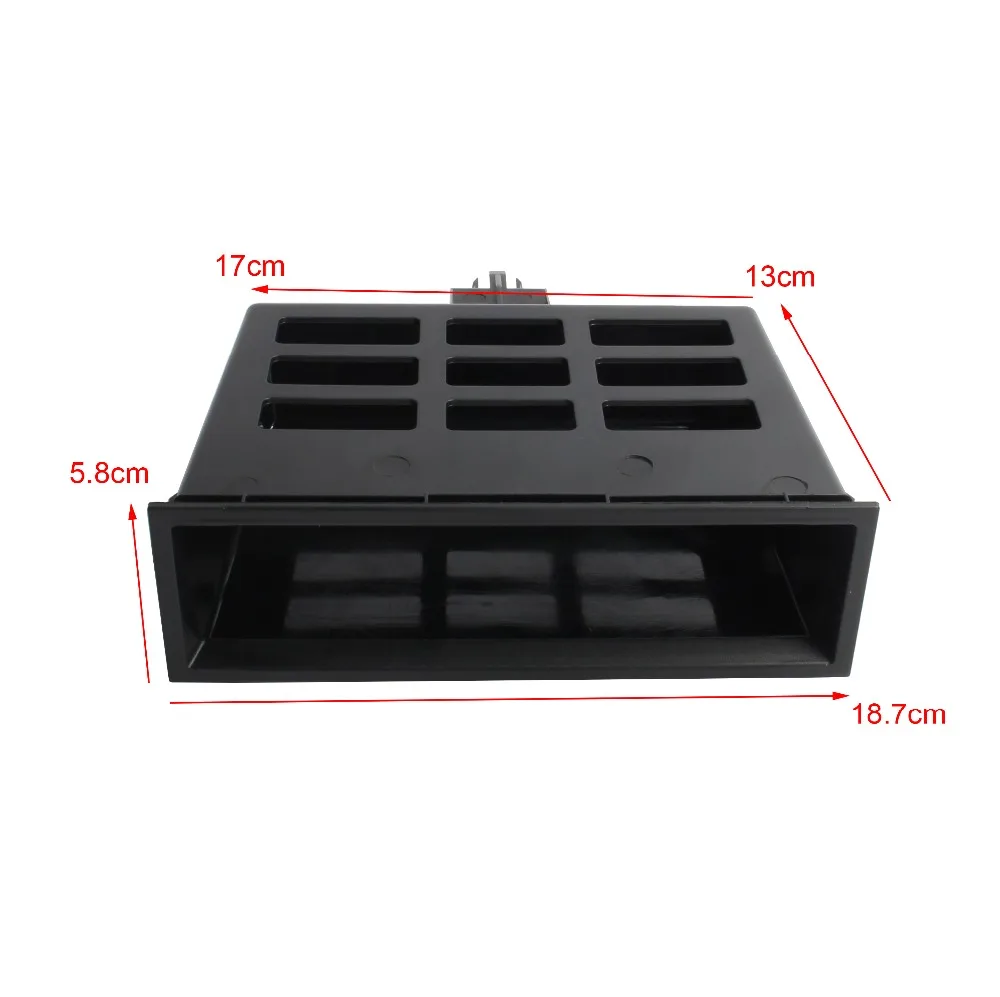 Черный лоток для хранения на приборной панели, коробка для VW Jetta Golf MK4 Bora Passat B5 Sharan, transporter Lupo 3B0857058 1J0857058A