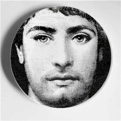 Milan rosenthal Piero fornasetti тарелки, настольные украшения, настенные подвесные тарелки, образец комнаты, фон для дома, отеля, украшения, аксессуары - Цвет: 17