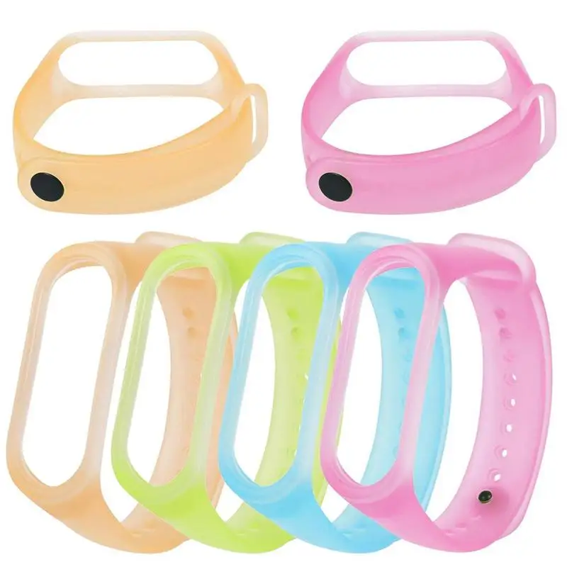 

For Xiaomi Mi Band 4 Smart Bracelet Silicone Translucent Style Colorful Strap Watchband For Xiaomi Miband 4 Straps Accessories