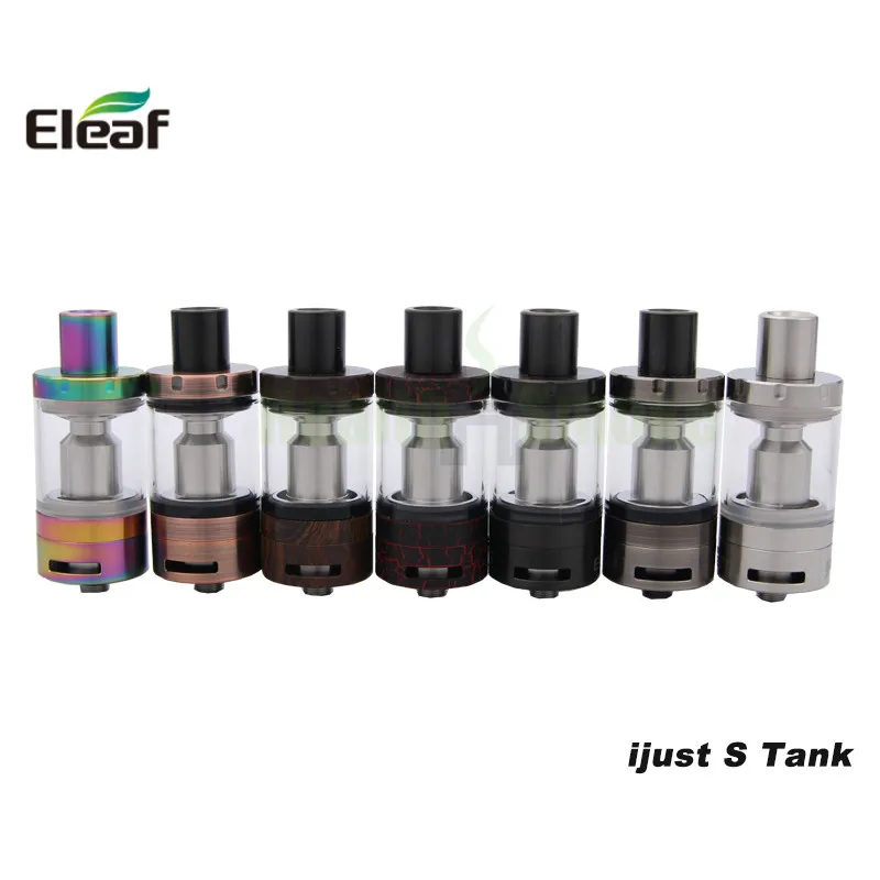 

Original Eleaf iJust S Atomizer Tank 4ml Capacity New Airflow Design with ECL Coil Fit for E-cigarettes Eleaf IJust S Battery