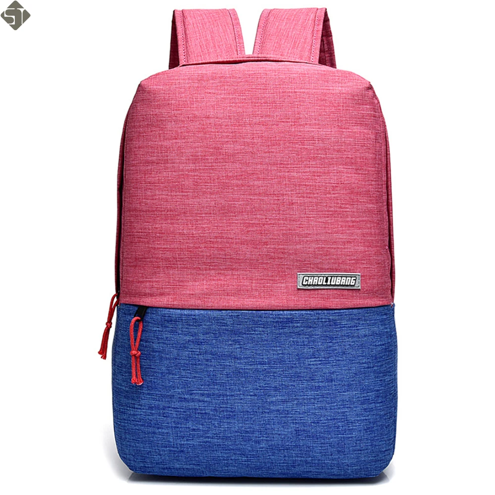 Buy Brands Men Male Canvas Backpack Gray Casual