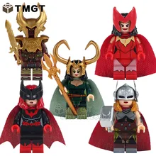 TMGT 10 лотов леди Тор супер герой леди Локи Божья коровка Алая ведьма Heimdallr коллекция детские подарочные игрушки хобби