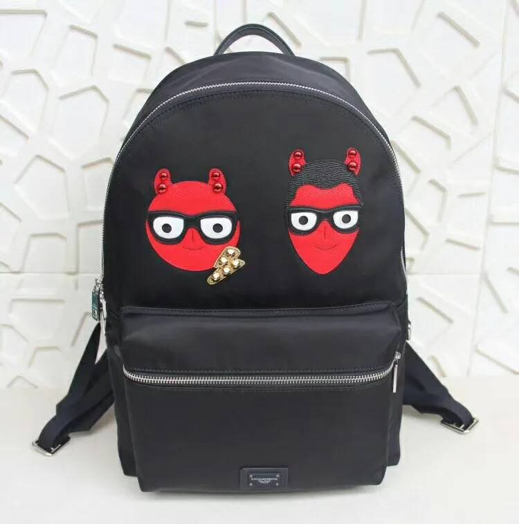 

WBP000 100% Real Leather & Nylon Luxury Backpack Women Bags Designer Fashion Runway Bags For Female Ladies Europe Brand