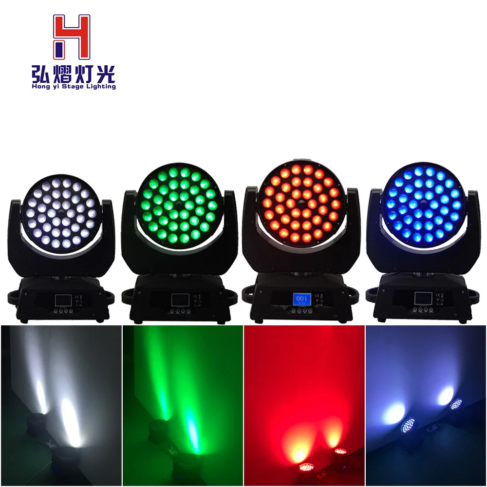 

4pcs/lot Dj music equipment circular lyre dmx wash 36x12w moving head light