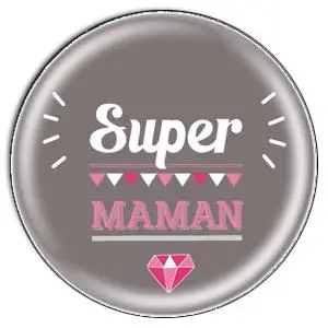 ZDYING 5 шт./лот Je Une Suis Qui Mamie Dechire круглый стеклянный кабошон французский супер Maman купол для DIY Драгоценности камеи результаты - Цвет: SU015