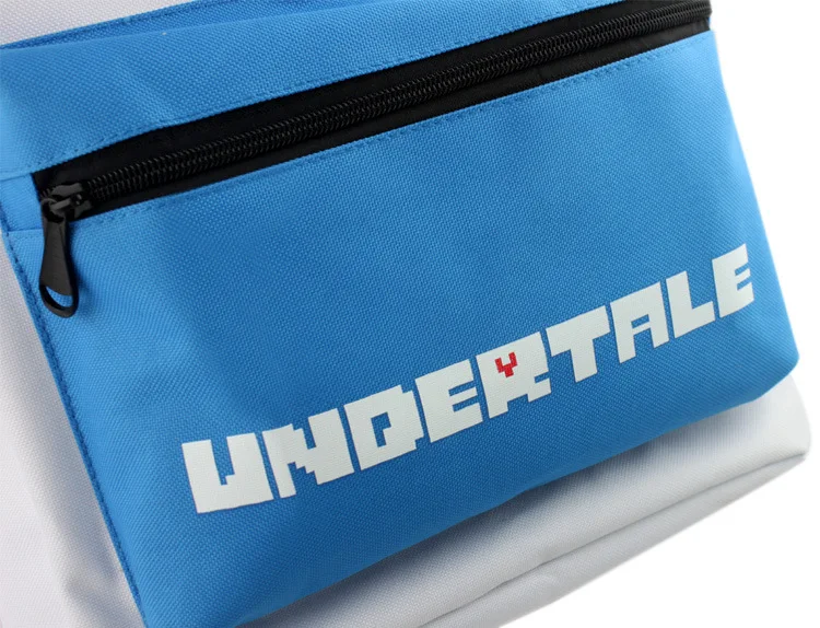 Крутой холщовый рюкзак для косплея Undertale Sans Cos школьный ранец черного цвета с