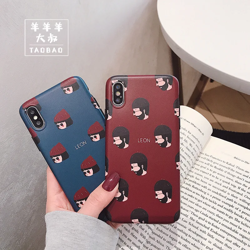 Индивидуальный милый чехол для телефона iphone 6 6s 7 8 plus xs Max xr мультяшная иллюстрация