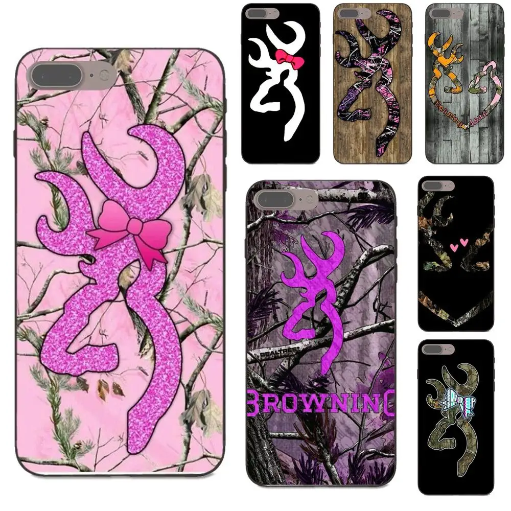 Мягкий силиконовый чехол для Samsung Galaxy Note 4 8 9 G313 S3 S4 S5 S6 S7 S8 S9 S10 Edge Plus Lite I9082 Browning Camo