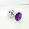 New  Metal Anal Plug 7 Colors Butt Plugs Toys Sex Toys for Women Stainless Steel+Crystal Jewelry Sex Products, Spiral Anal Beads ► Photo 3/6