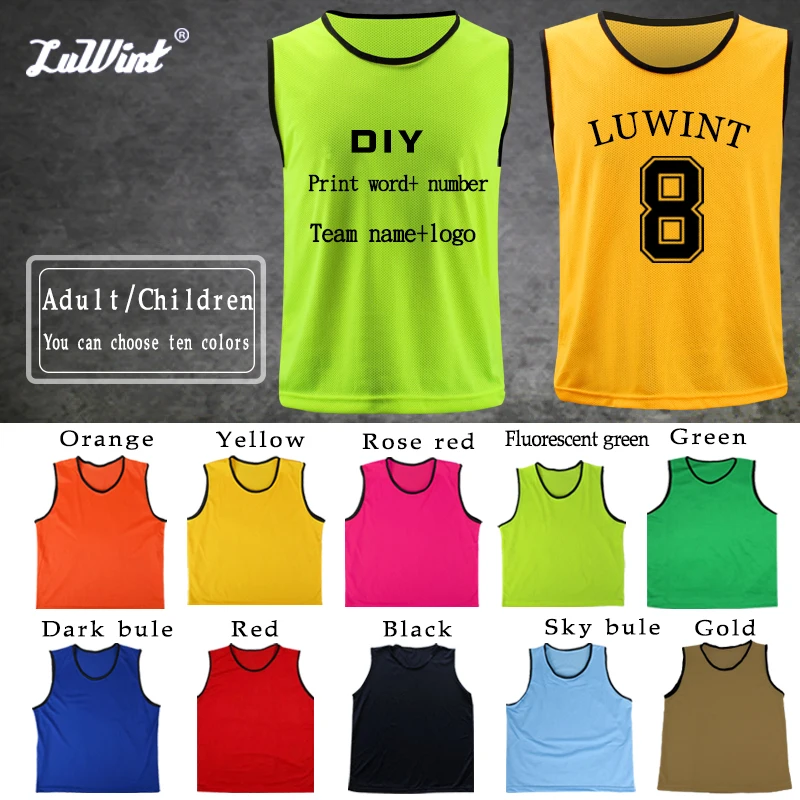 

Child adult primary school students football mesh against vest mesh breathable training vest skiing training vest