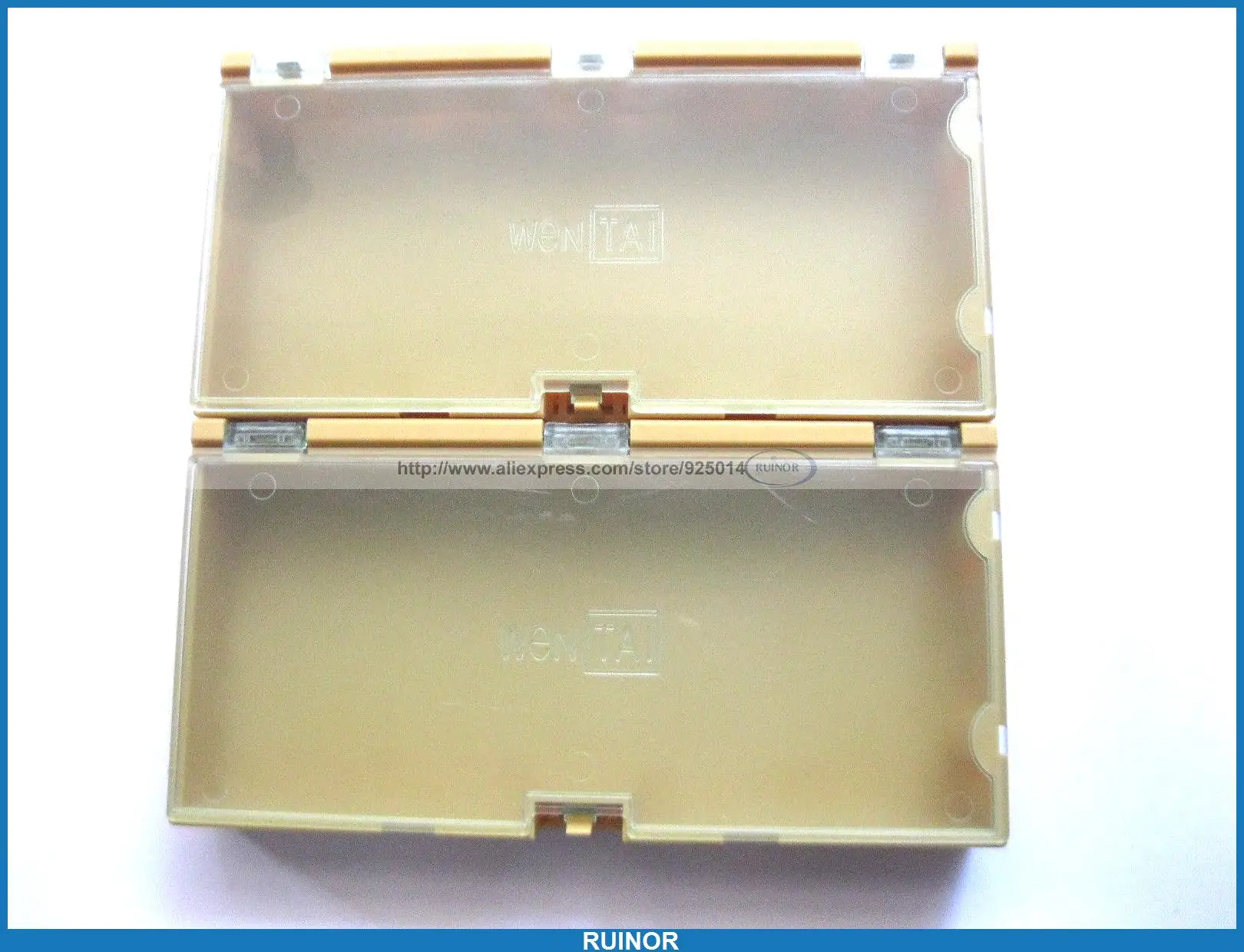 12 шт. SMD SMT электронная коробка для хранения компонентов желтый