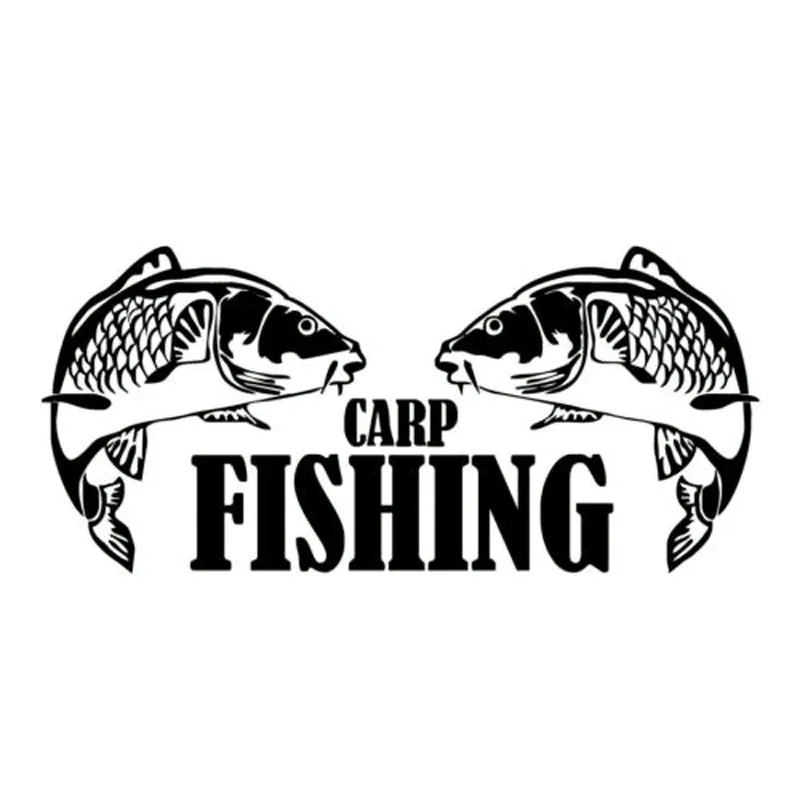 

Carp Fishing Animal Vinyl For Auto Car/Bumper/Window Vinyl Decal Sticker Decals DIY Decor CT1195