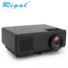 Rigal HD RD810 Mini Projector 1000Lumens Portable Mini LED Video Beamer RD-810 Video Game Home 3D Movie HDMI VGA USB Projector